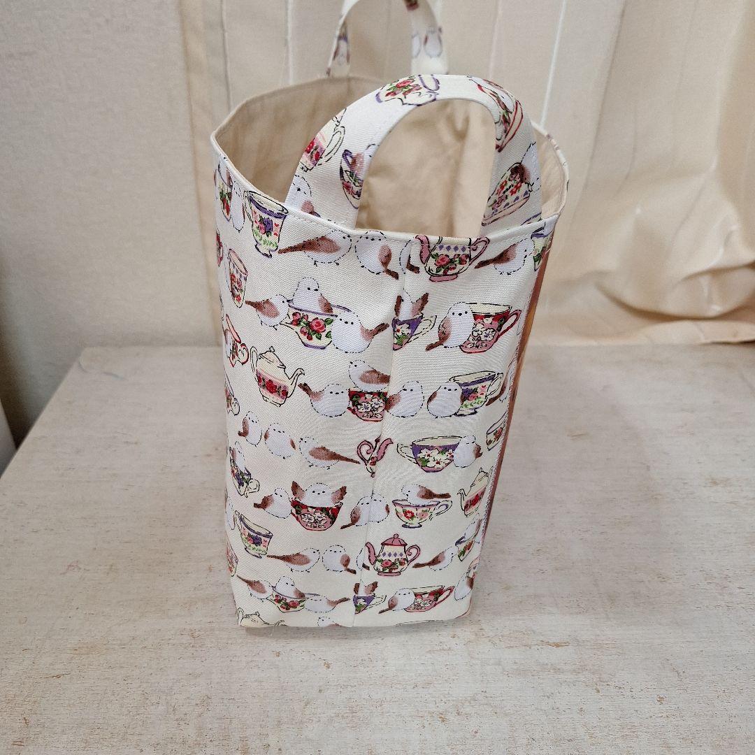 激レアパネル生地 ハンドメイド 布バスケット