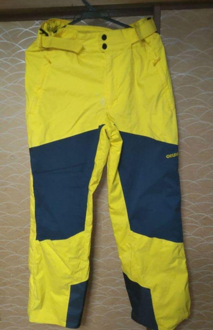 良品 選手用 撥水クリーニング済 ゴールドウィン パンツフルオープン