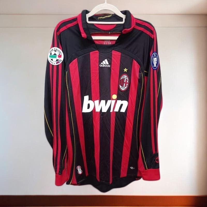 06-07 ACミラン KAKA 背番号22 長袖 シャツ カカ