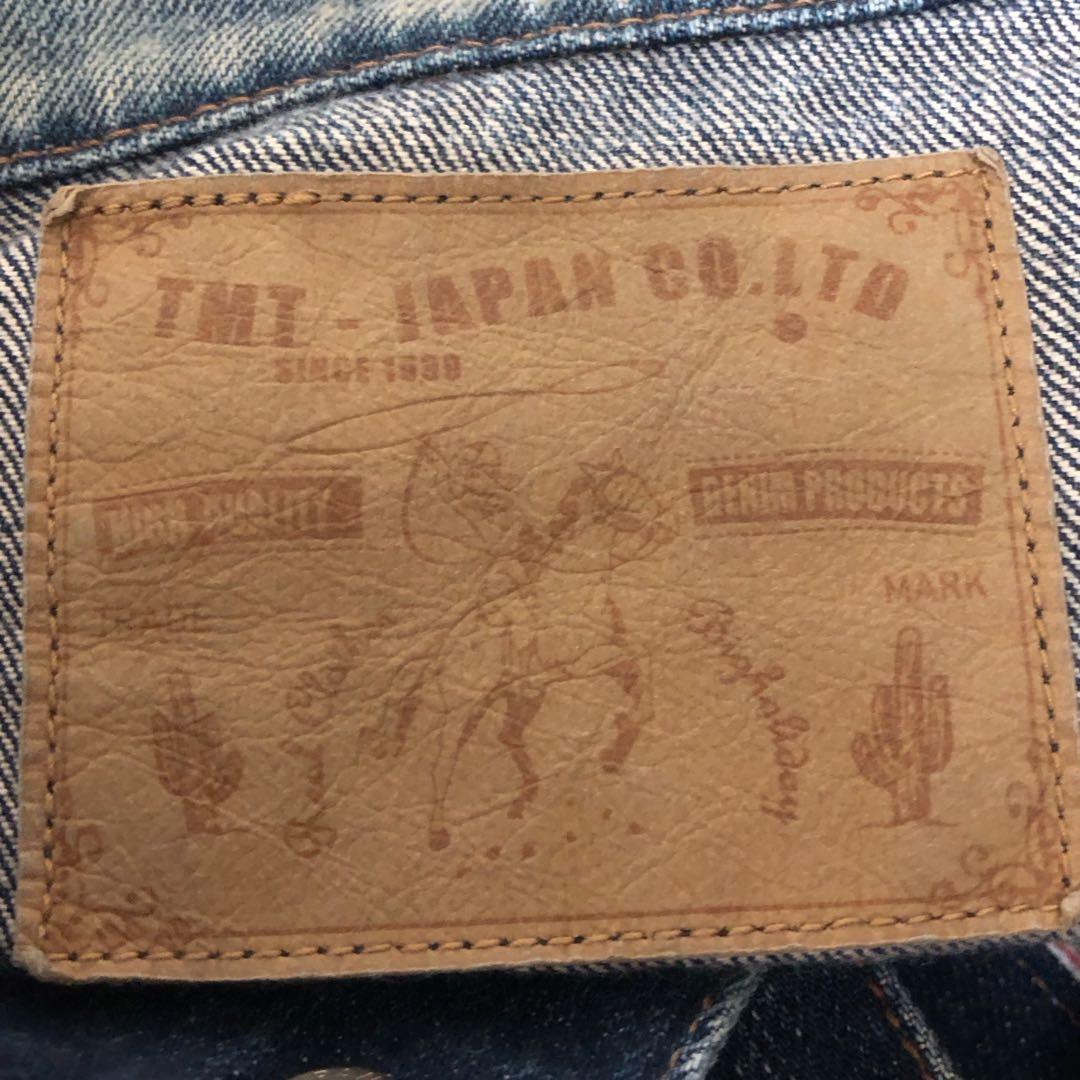 美品　TMT HQ デニムジャケット　ヴィンテージ加工　大戦モデル　Lサイズ