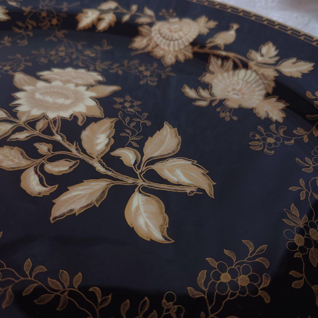 ウエッジウッド トンキン ブラック オーバル皿 大皿 希少 廃盤 - メルカリ