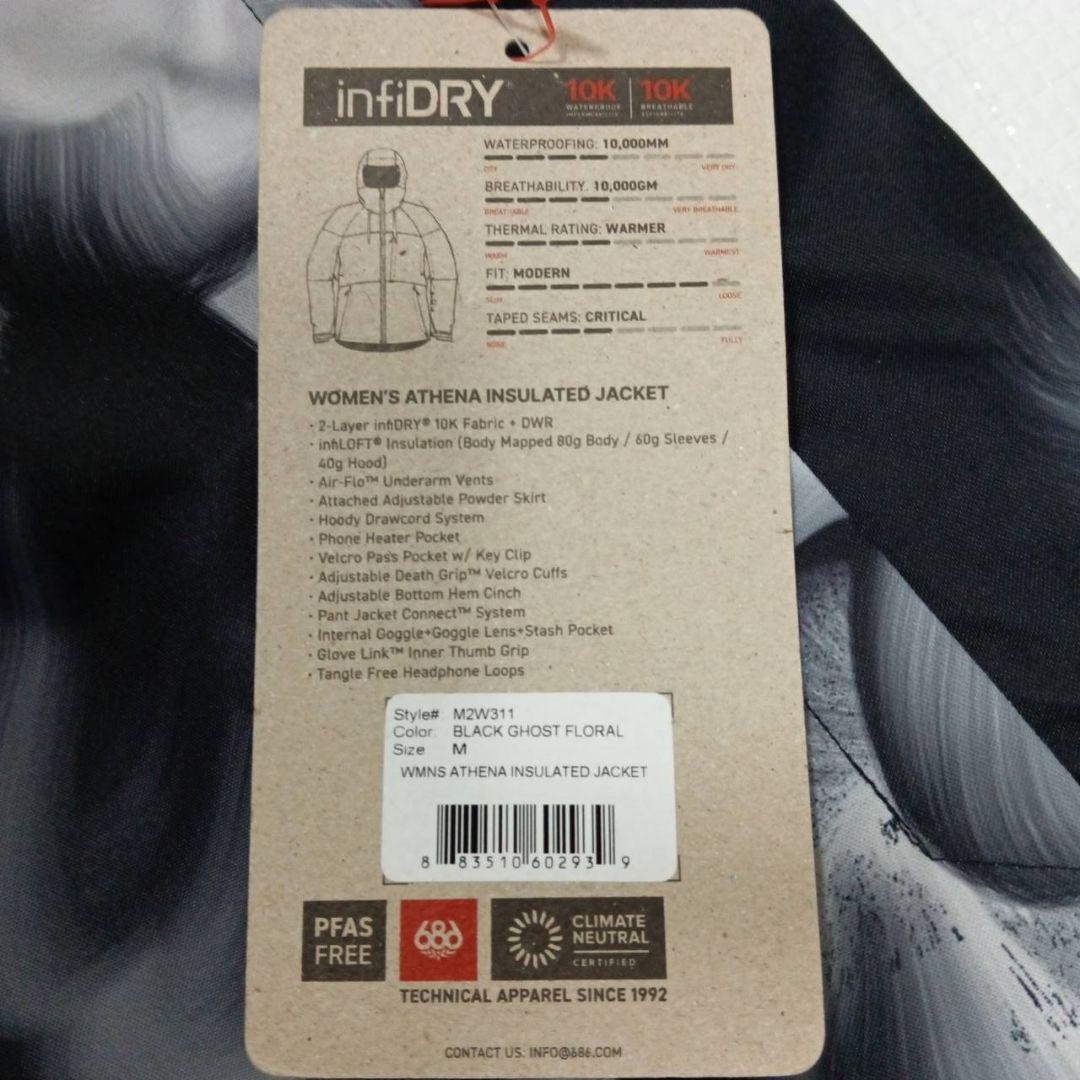 新品◇686シックスエイトシックス ◇スノーボードジャケットレディース24-24