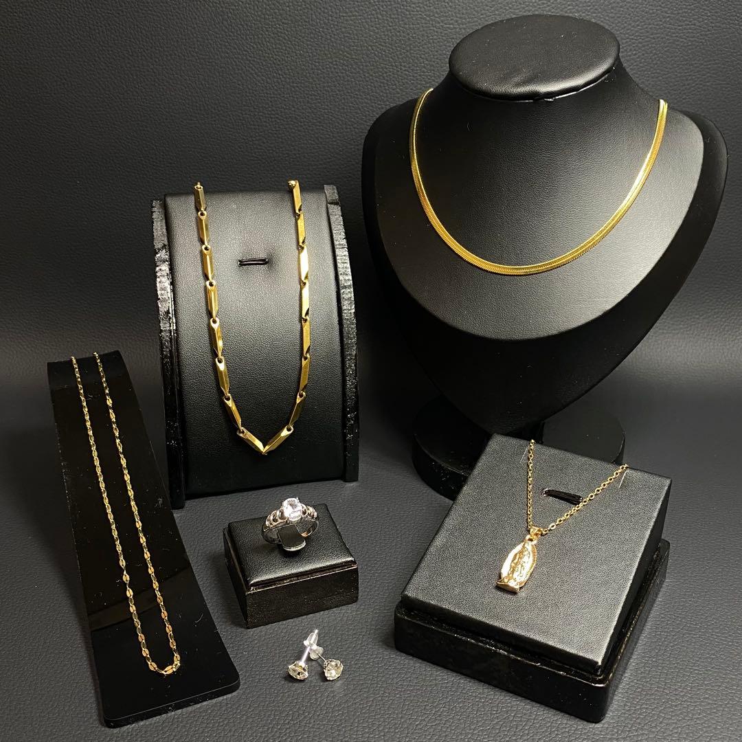 ネックレス まとめ売り セット ピアス アクセサリー ゴールド リング