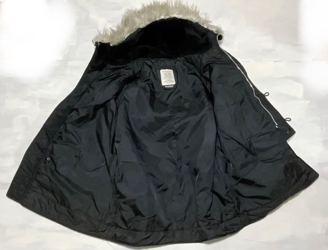 USA製 旧タグ 3本タグ 80s ALPHA N-3B ブラック　XL