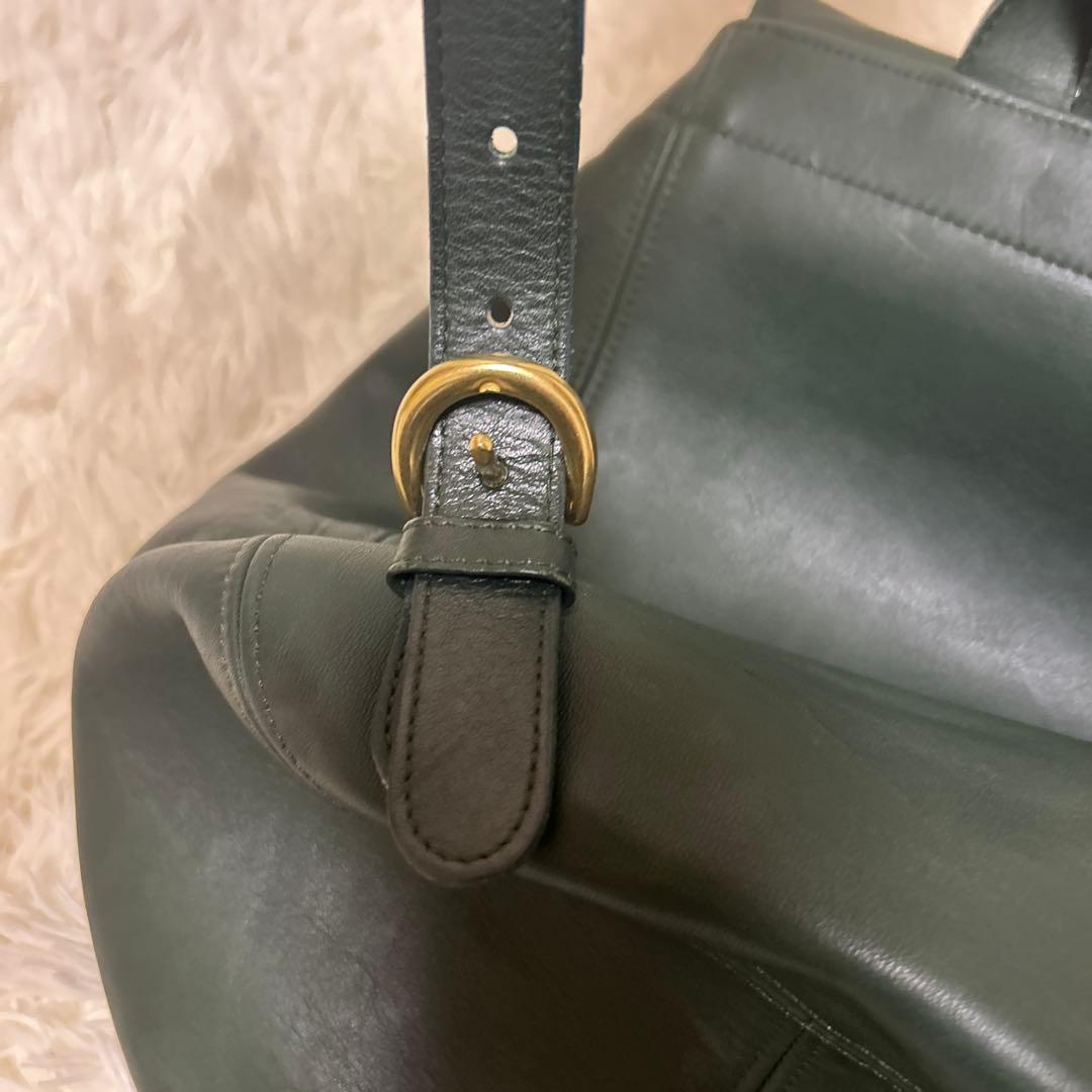 希少 美品　OLD COACH オールドコーチ リュック グリーン USA製