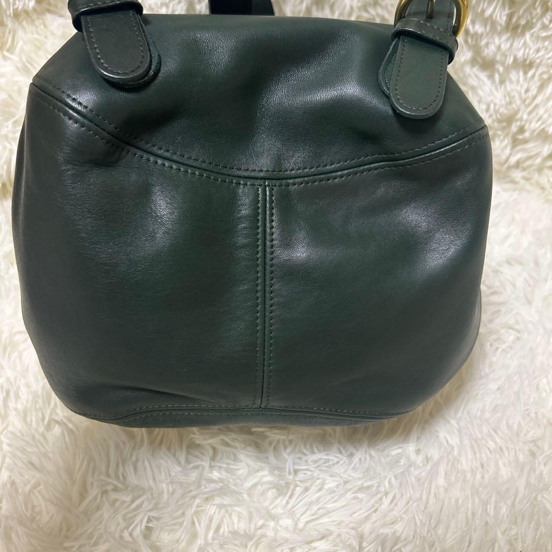 希少 美品　OLD COACH オールドコーチ リュック グリーン USA製