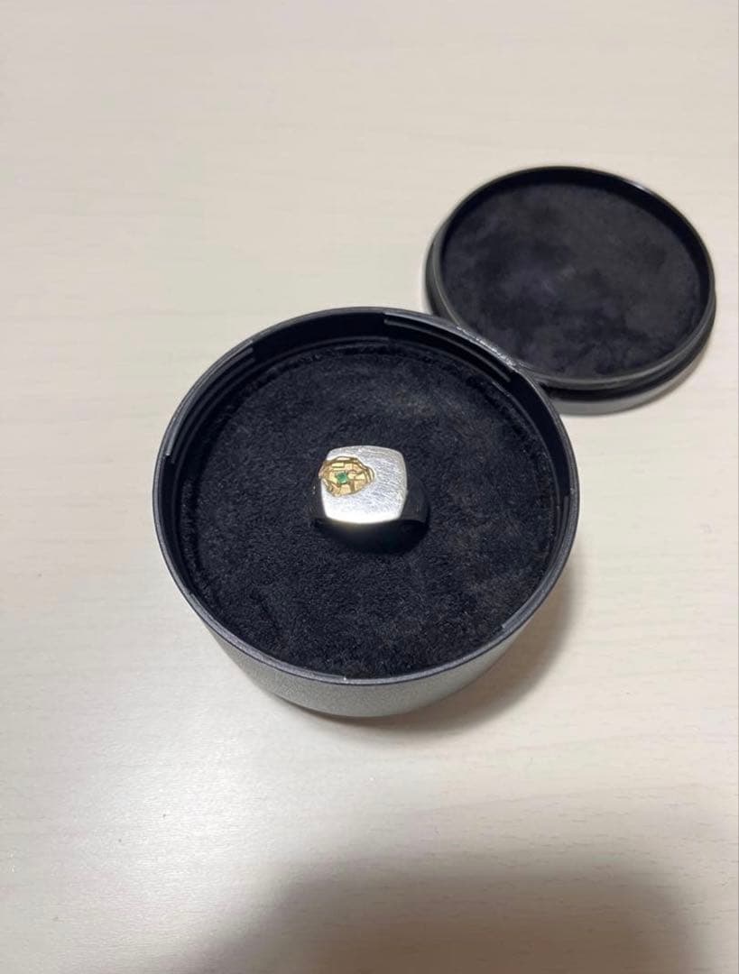 アクセサリー tom wood Mined Ring Large Emerald