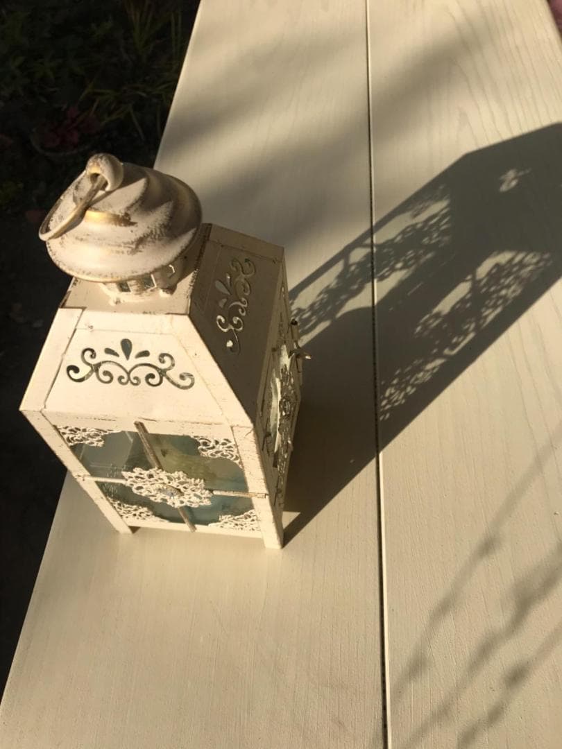 23cm キャンドルホルダー メタル アンティークキャンドルランタン