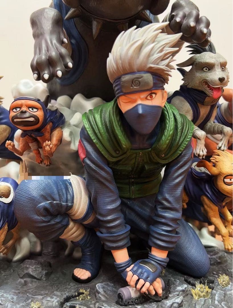 NARUTO ナルト はたけカカシ 1/6ガレージキット ガレキ スタチュー①③