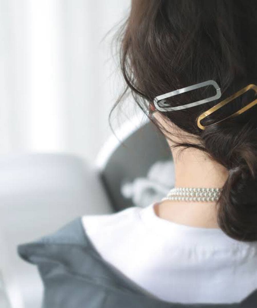 CLINQ バレッタ、ヘアクリップ　【２つセット販売】