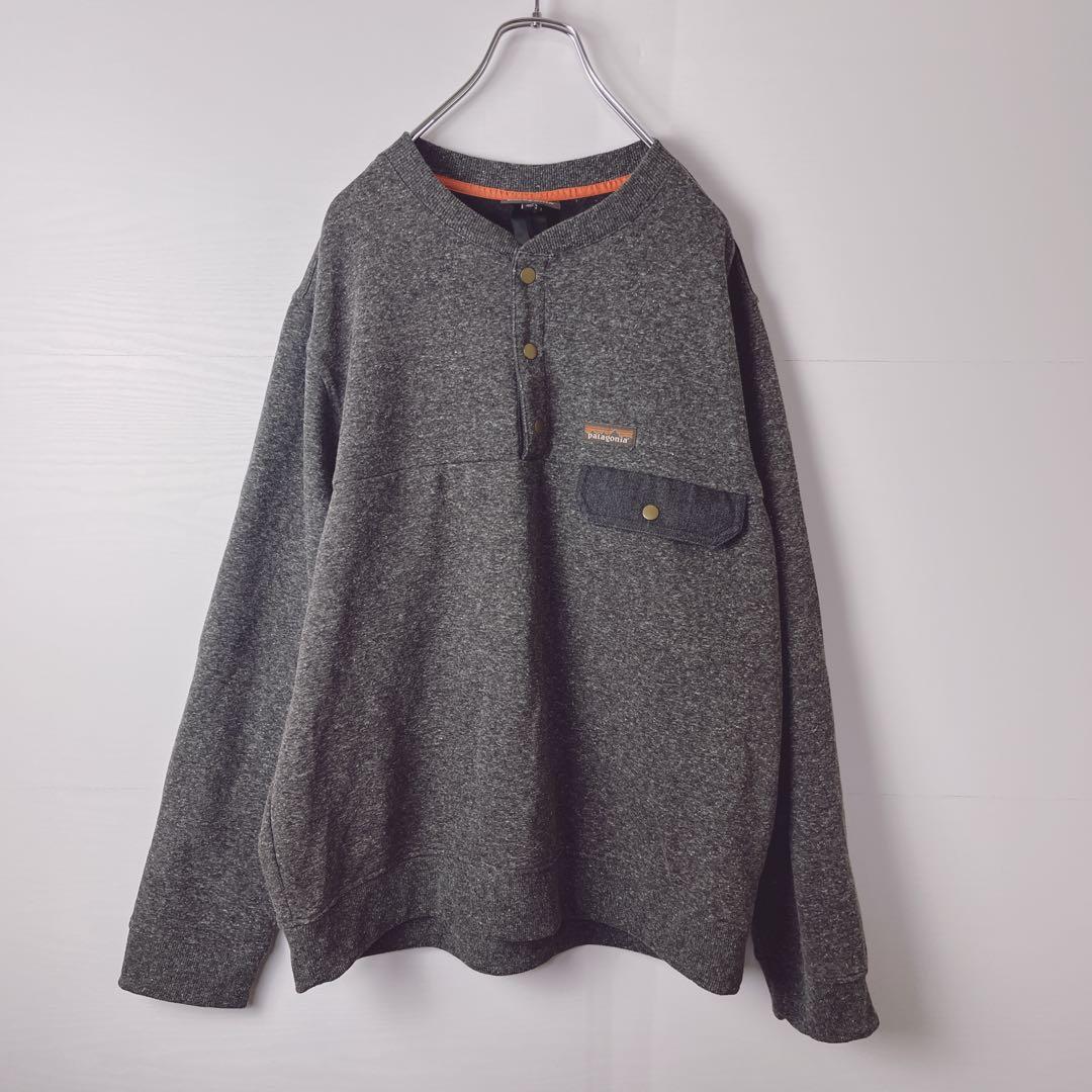 シ*リ様 Patagonia メンズ　裏起毛　スウェット　トレーナー　スナップボ