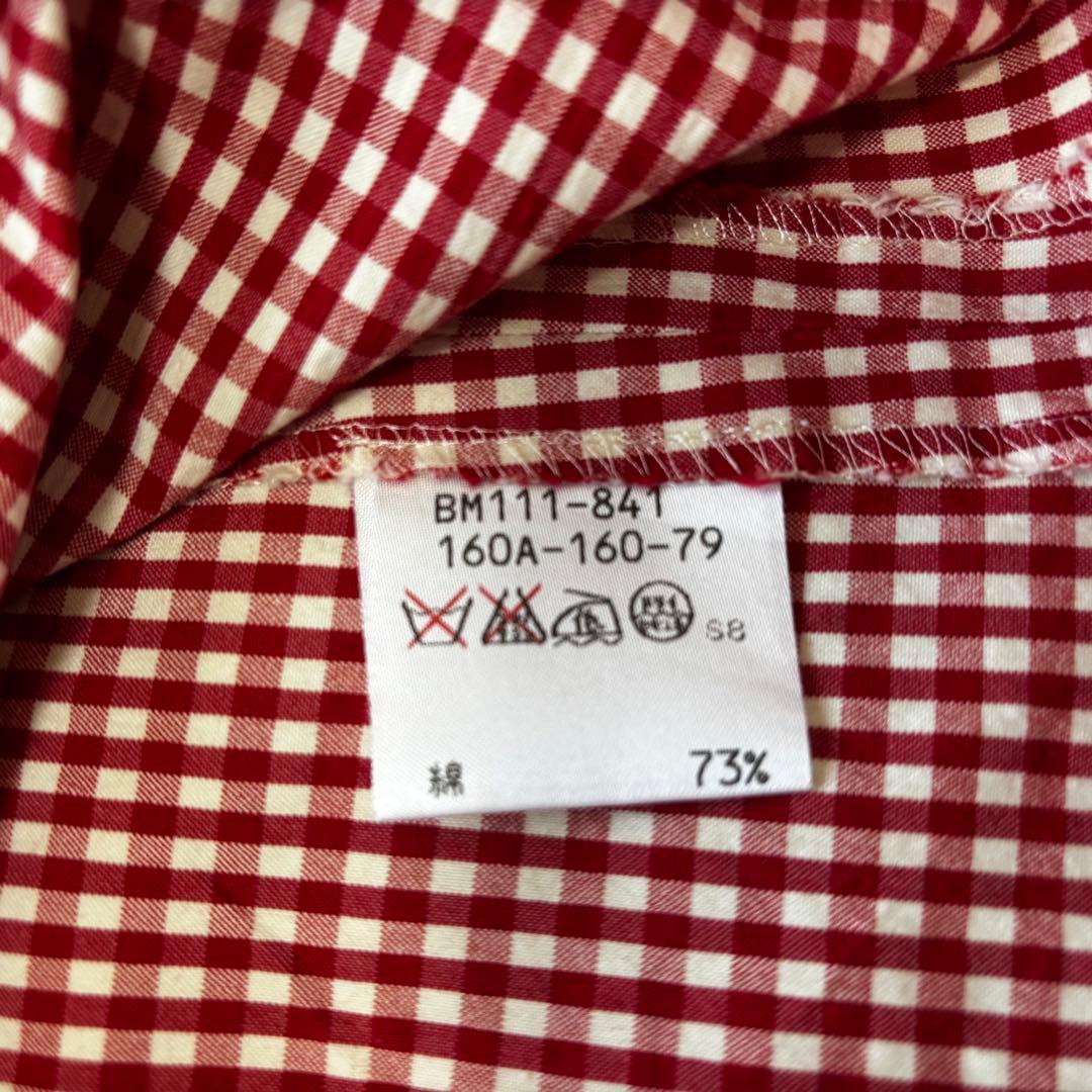 Burberry✨シャツワンピース ギンガムチェック 刻印ボタン 女の子 160