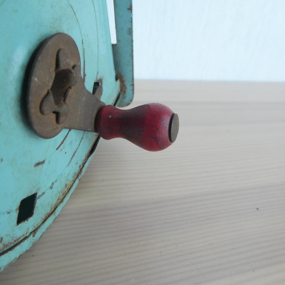 物干し紐　巻き戻し式ランドリーライン　アンティーク　アメリカ製