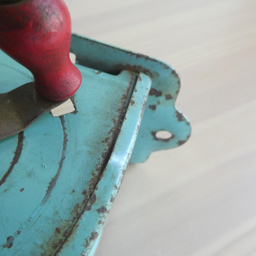 物干し紐　巻き戻し式ランドリーライン　アンティーク　アメリカ製