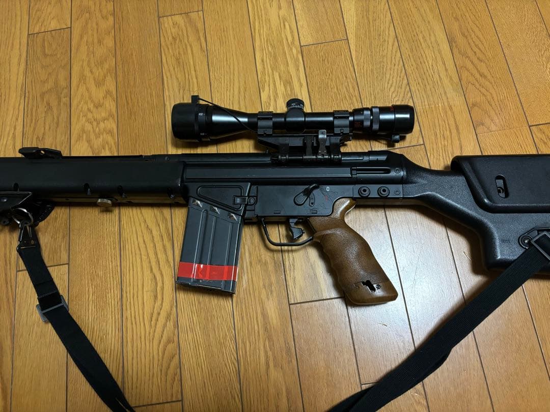 東京マルイ　PSG-1　電動ガン　スリング、ケース、バイポッド、スコープ付属