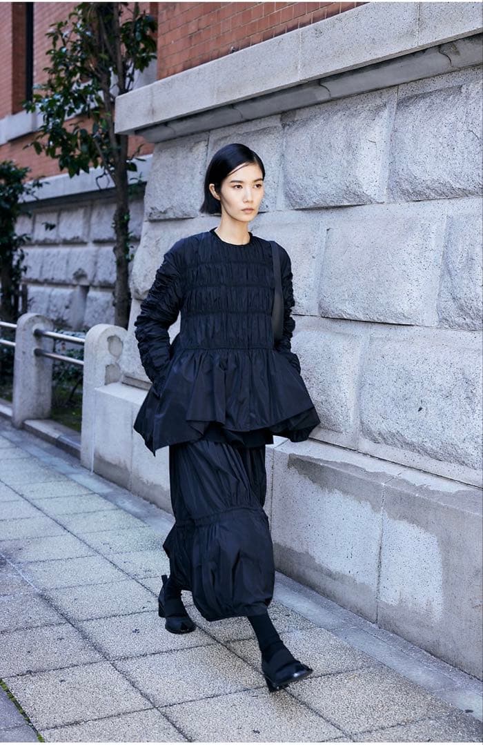 新品未使用【ENFOLD】RANDOM-GATHER SKIRT 38