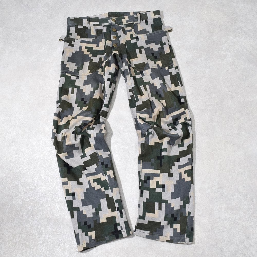 90s ビューティビースト beauty:beast 立体裁断 デジカモ パンツ