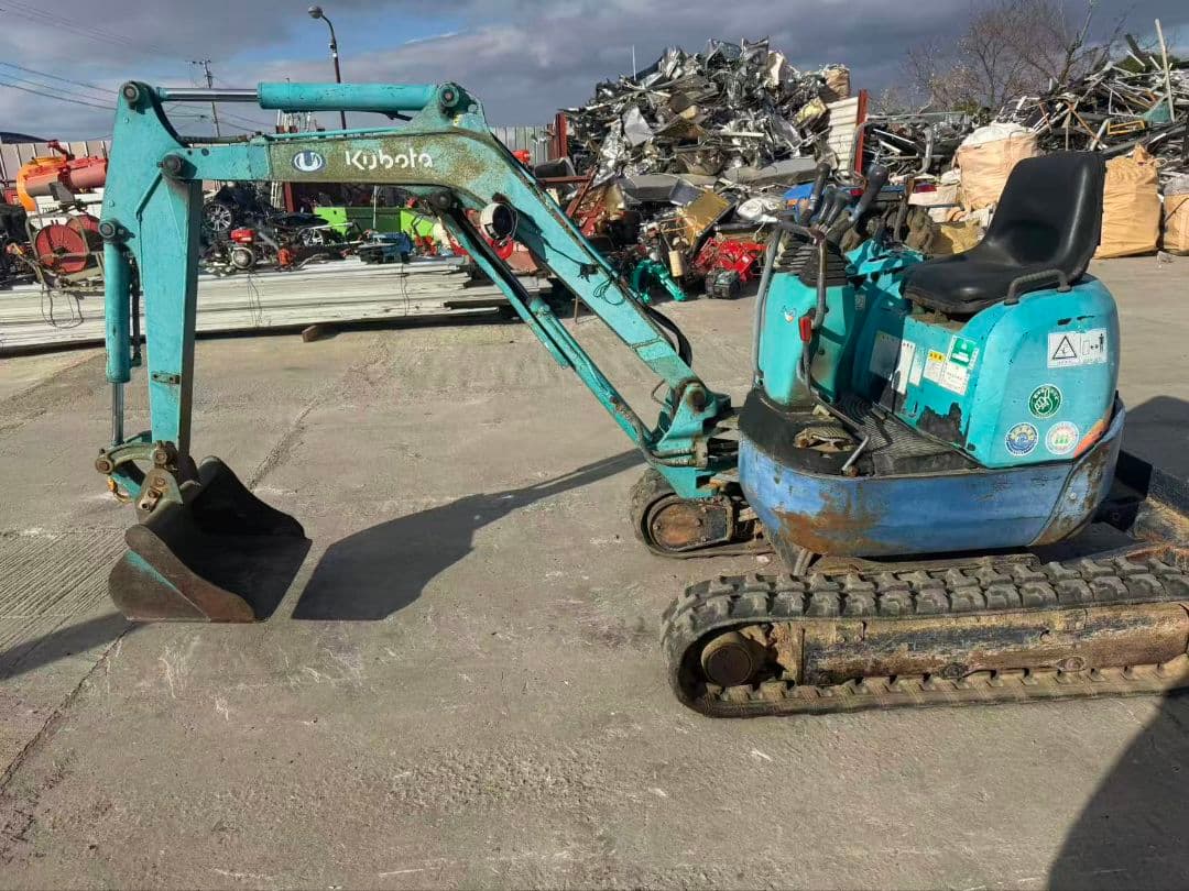 クボタU-15 ミニユンボ 油圧ショベル 動作確認済