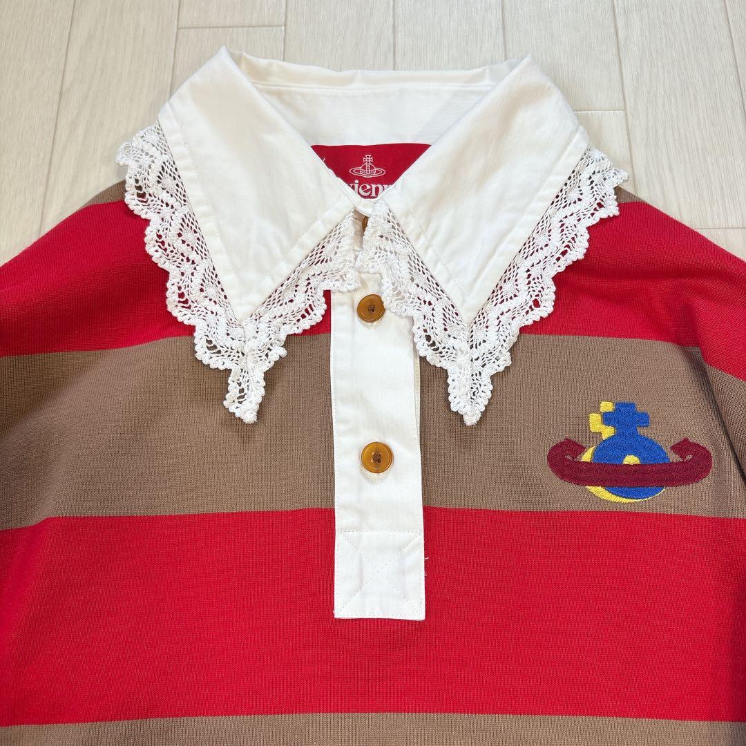 美品 24AW ヴィヴィアンウエストウッド ビッグピッチ ボーダー ラガー