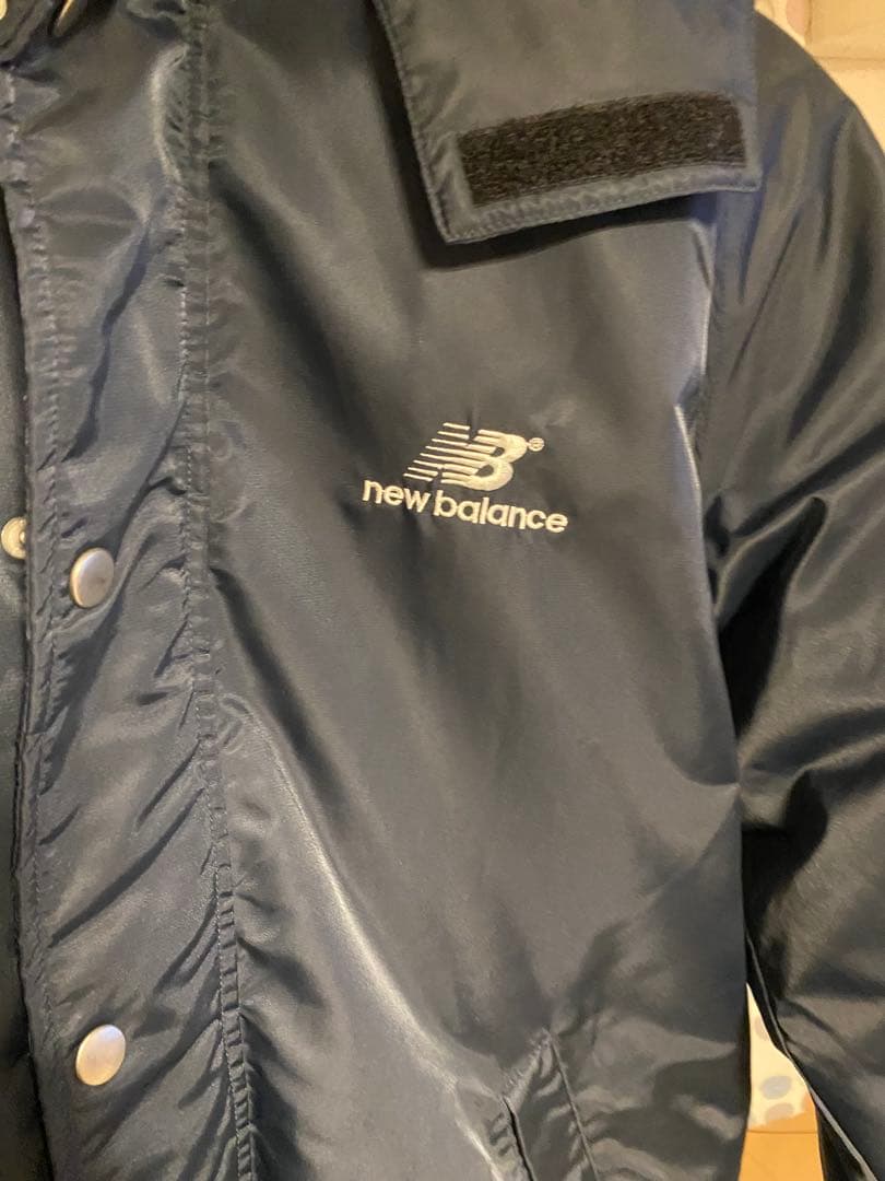 New Balance ネイビー ベンチコート