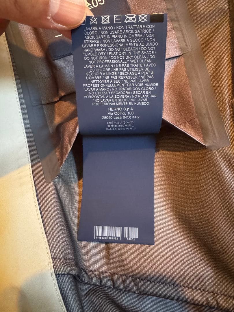 HERNO GORE-TEX ステンカラーコート サイズ50