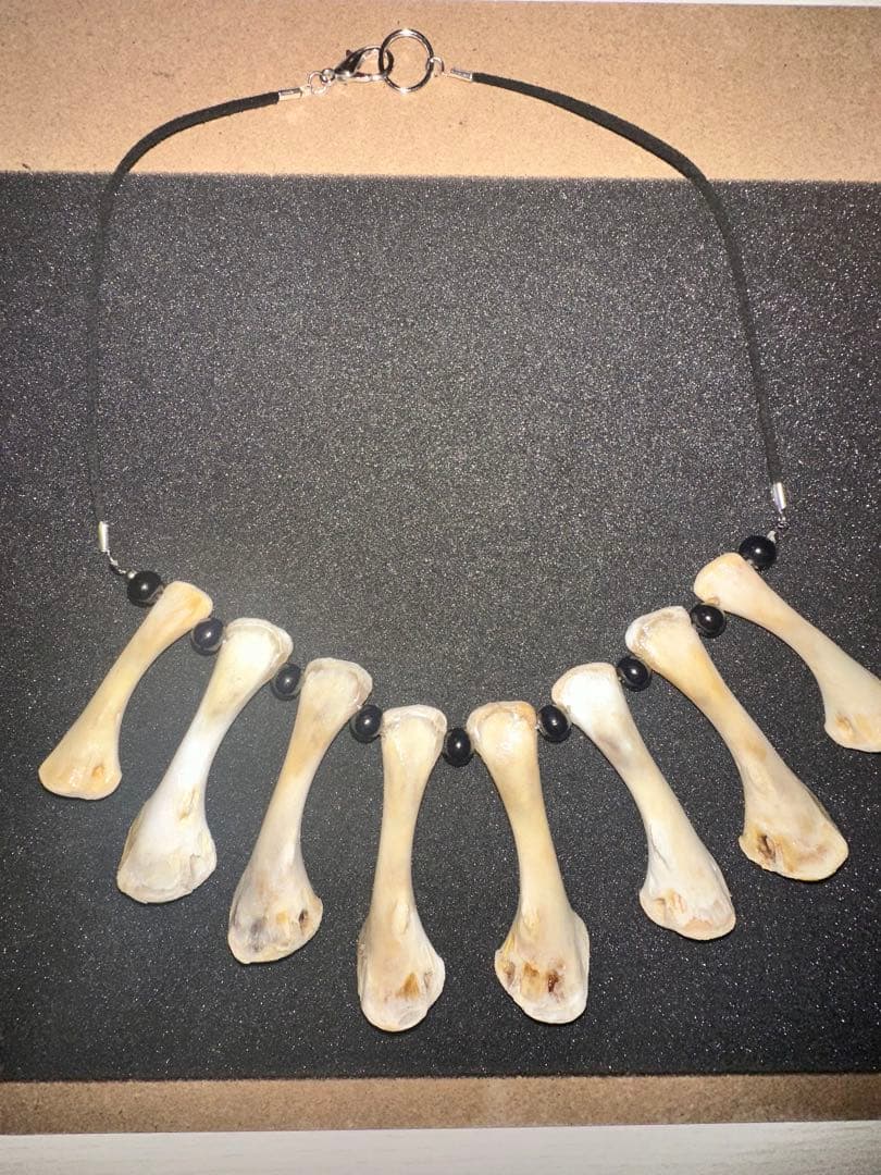 リアルボーン　骨ネックレス【ハンドメイドで骨ネックレスを制作】