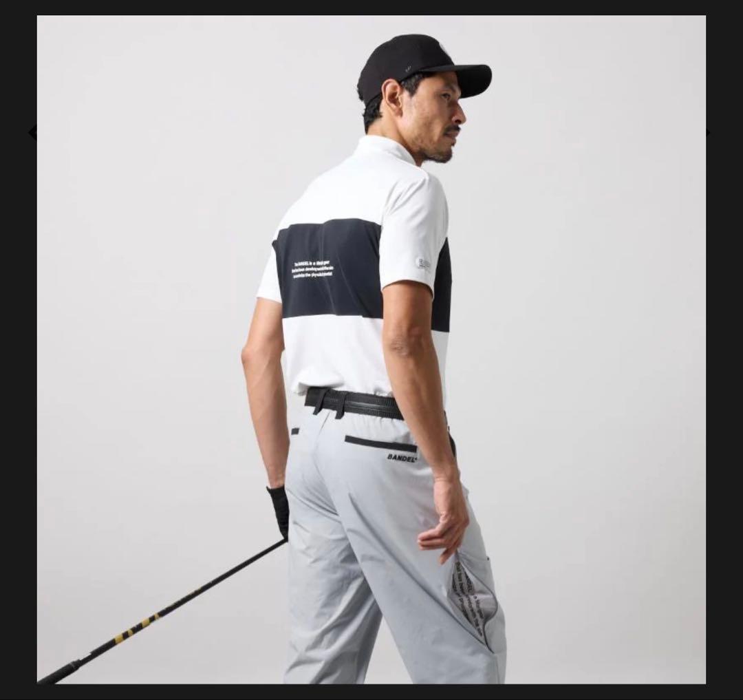 【新品・タグ付き】BANDEL メンズ モックネック 白 胸ポケット XL