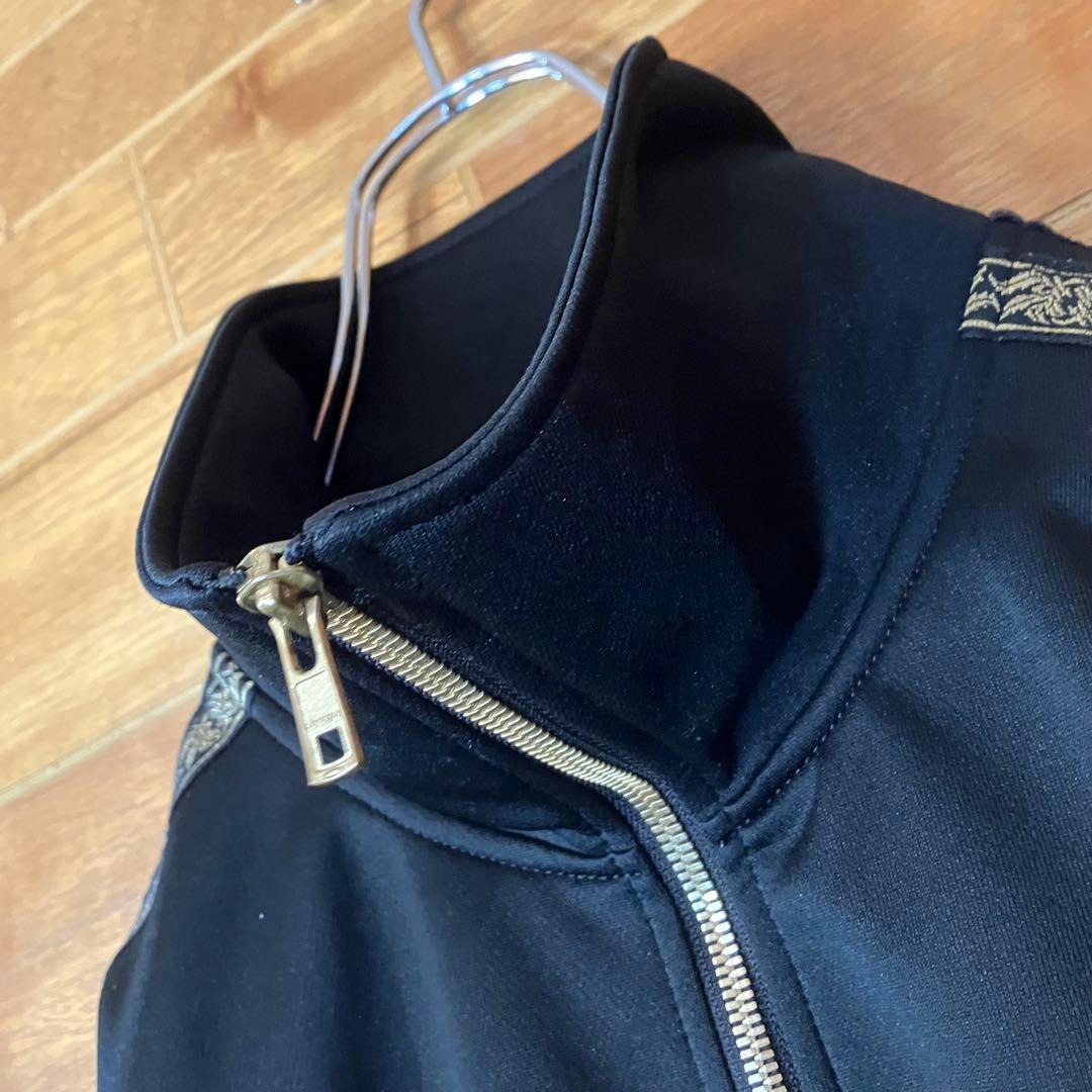 【drestrip】ドレストリップ　百式ジャージ　トラックジャケット　黒　金　М