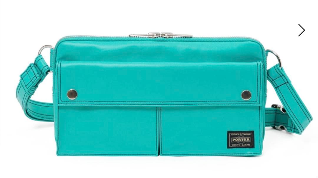 90周年 PORTER FREE STYLE FIT BAG ターコイズ