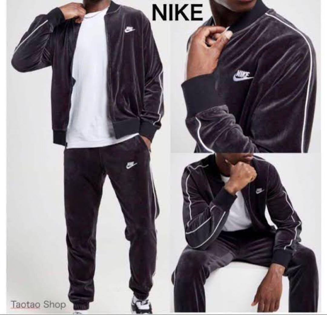 NIKE ベロアジャケット セットアップ - メルカリ