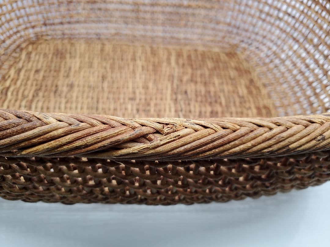 あけび　平籠　収納籠　脱衣籠　バスケット　国産