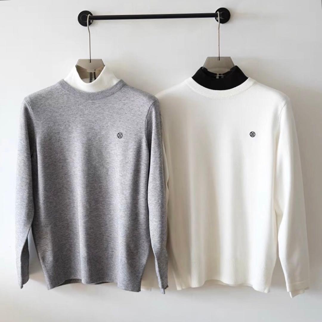 新品未使用 ゴルフ G/FORE ジーフォア メンズ セーター 長袖 Mサイズ