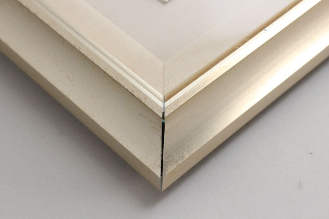 No5300 額装 倉光博之 金銘 「野尻湖」 日本画 6号 風景画 送料無料