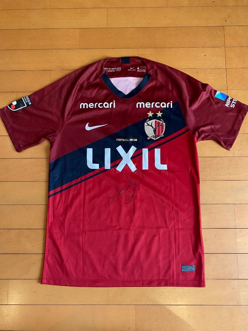 【新品】鹿島アントラーズ　サイン入りユニフォーム　内田篤人