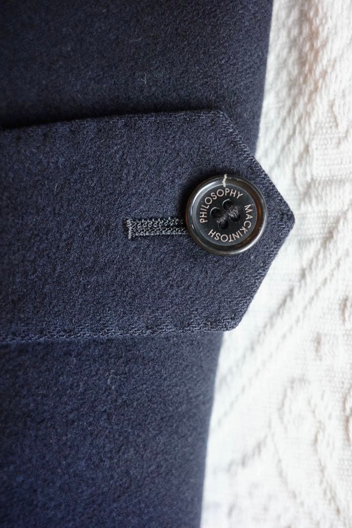 WELLINGTON ステンカラーコート 36 ネイビー S