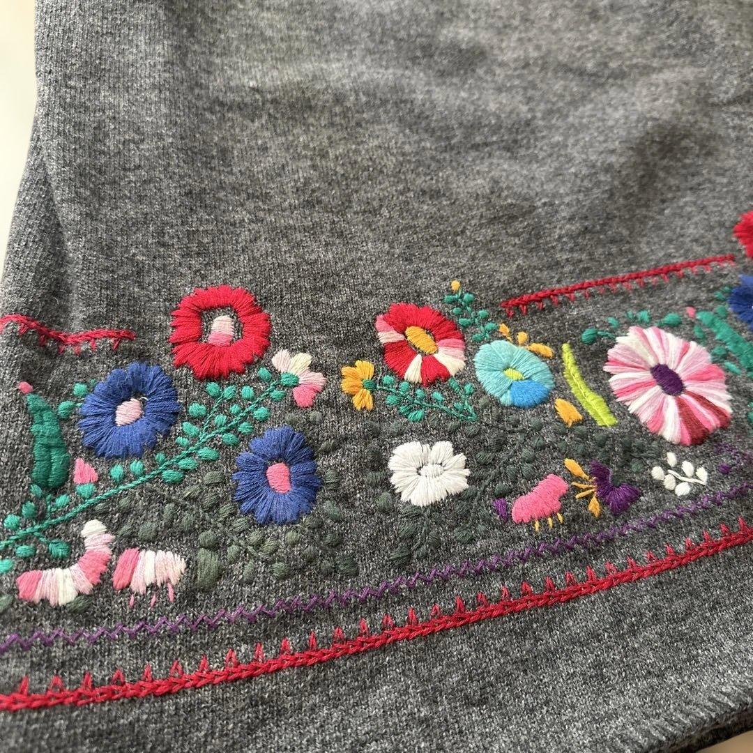 JUNYA WATANABE MAN 花柄刺繍ロングスカート