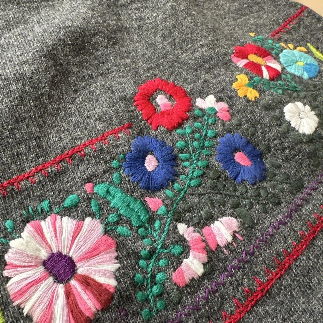 JUNYA WATANABE MAN 花柄刺繍ロングスカート
