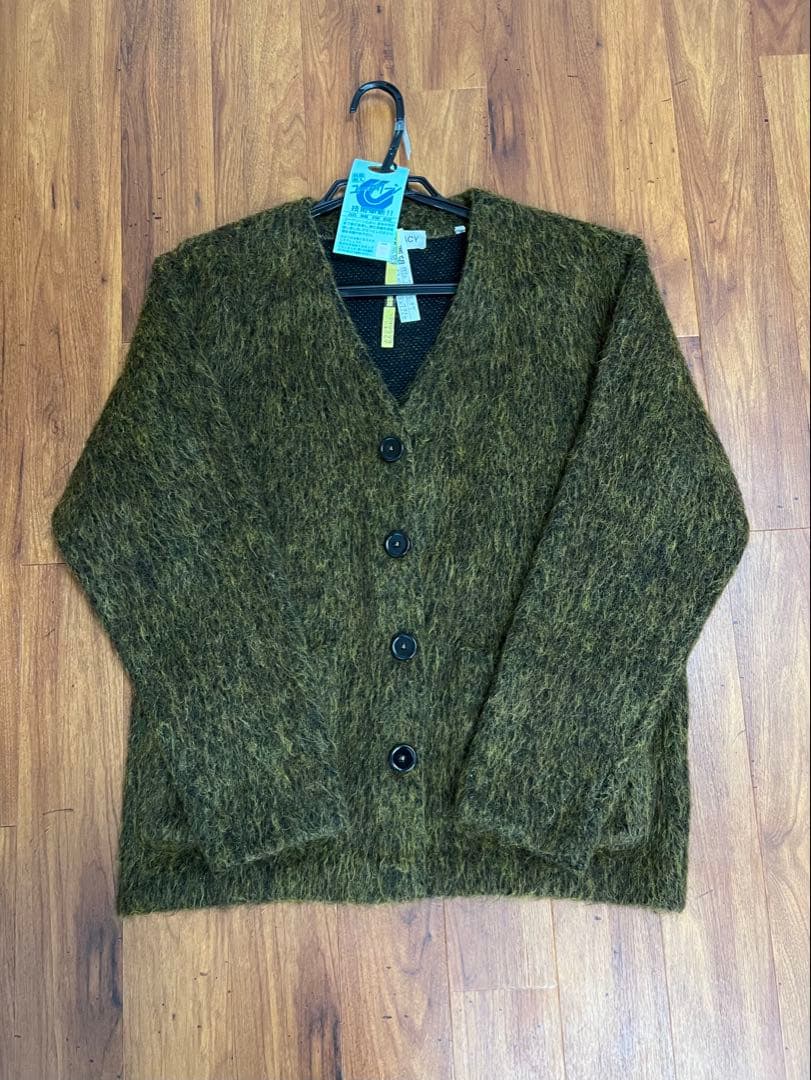 トップス OUR LEGACY CARDIGAN Olive Melange Mohair