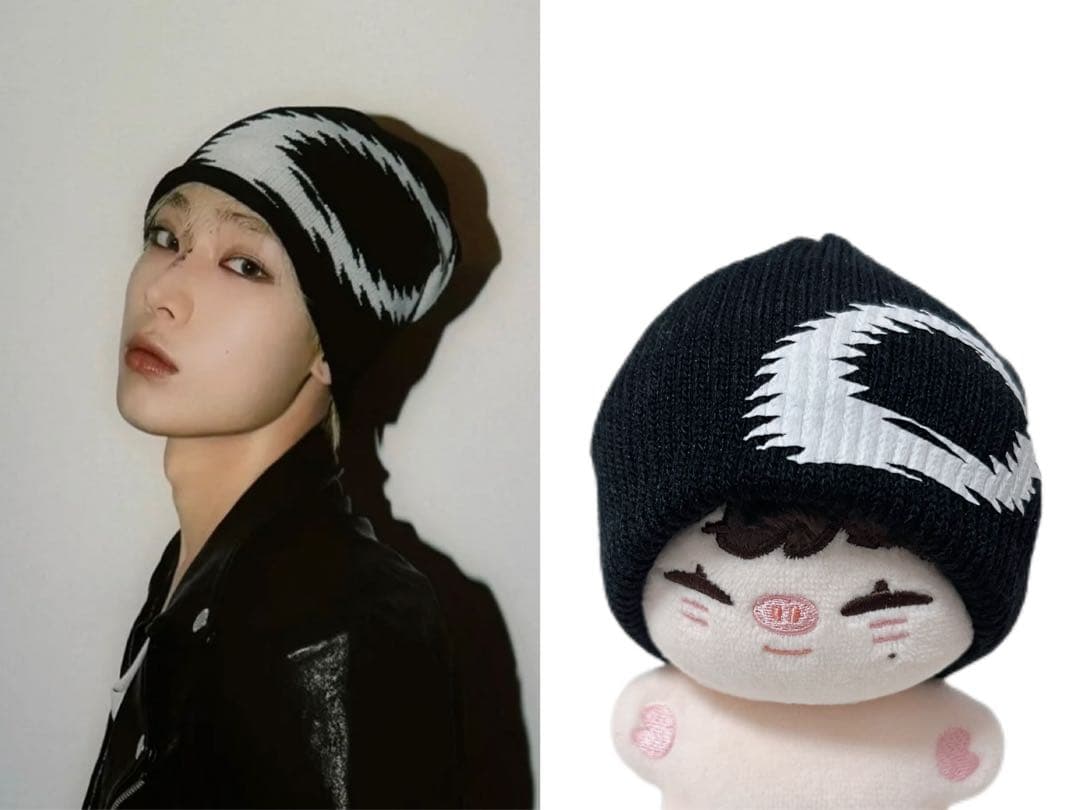 enhypen ソヌ ぬいぐるみ服 10cm 着せ替え ニット帽 - メルカリ