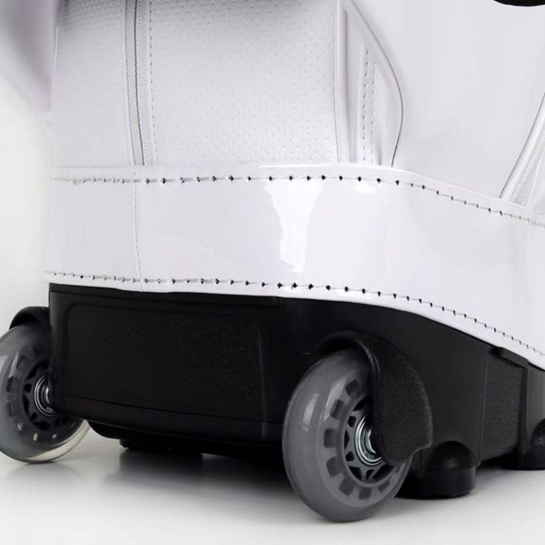 現品限●即発送●キャスター付き パーリゲーツキャディバッグ　ホワイト