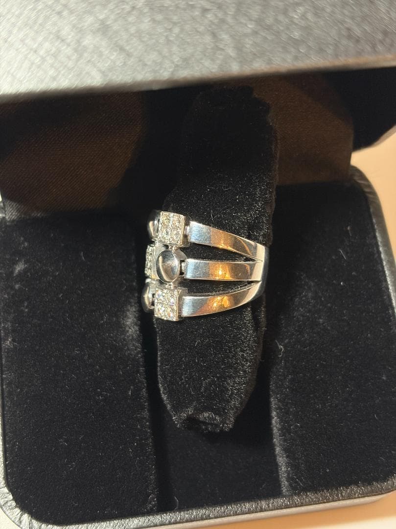 ダイヤモンド 0.58ct ルチアモチーフ アレグラモチーフ 14号 K18WG