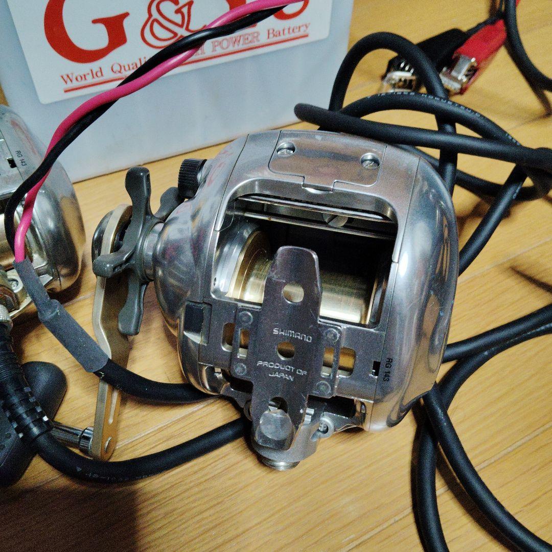 ✦2台セット　シマノ　電動リール　電動丸3000XH ケーブル付き