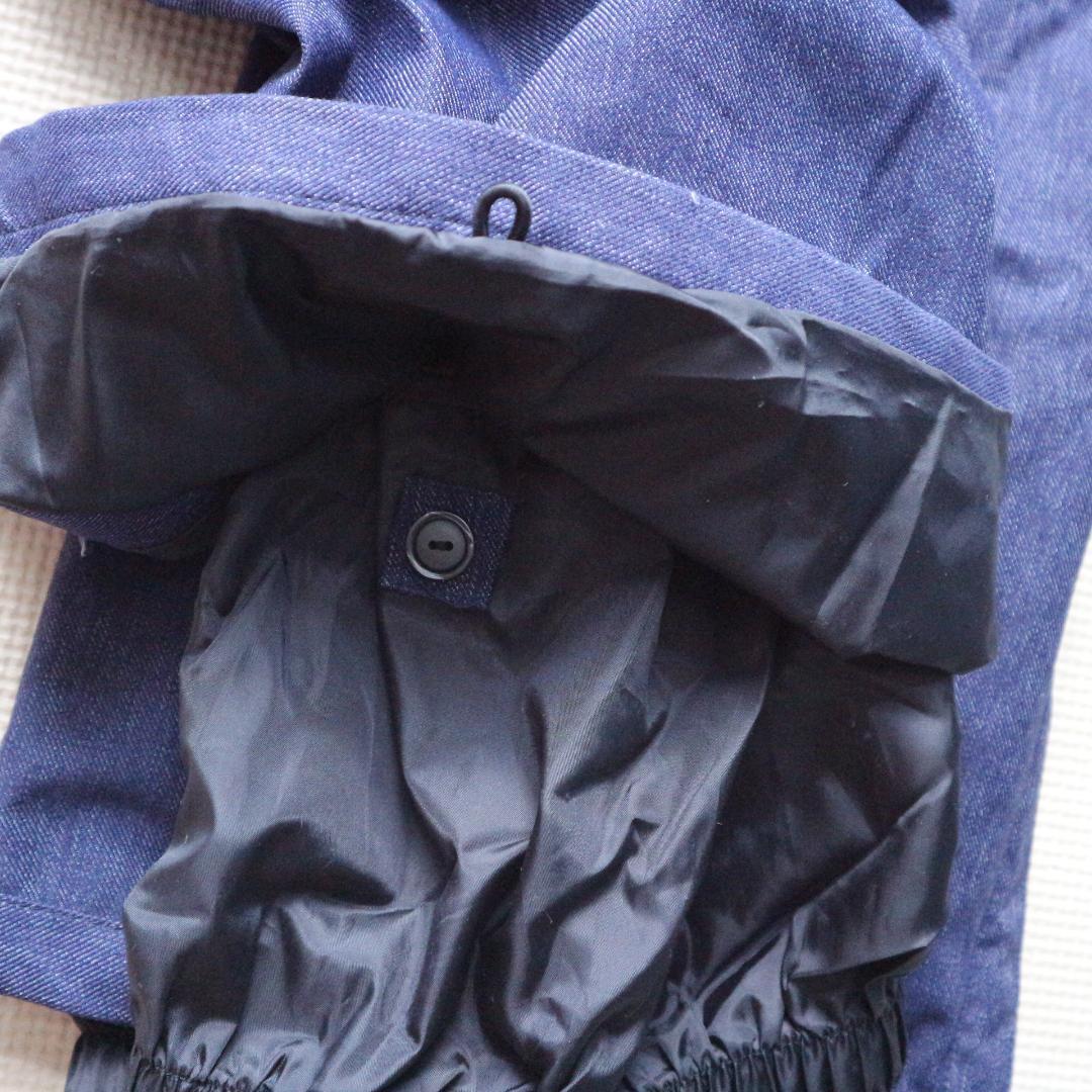 美品 ロキシー レディースM スノーボードウェア パンツ ボトムス デニム調柄