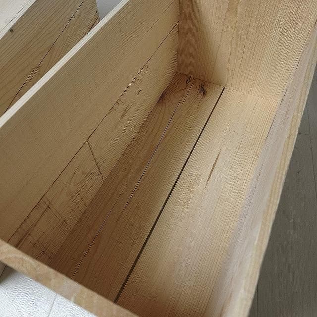 《訳アリ持ち手無しりんご箱》６箱セット 訳ありりんご箱　新品未使用ですが訳アリ