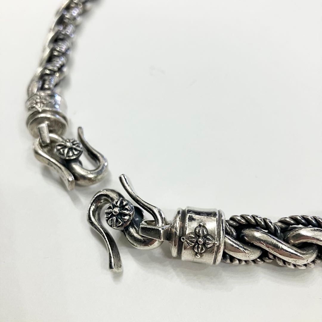 SHAMBALLA シャンバラ 1cm幅スネークウォレットチェーン 全長65cm