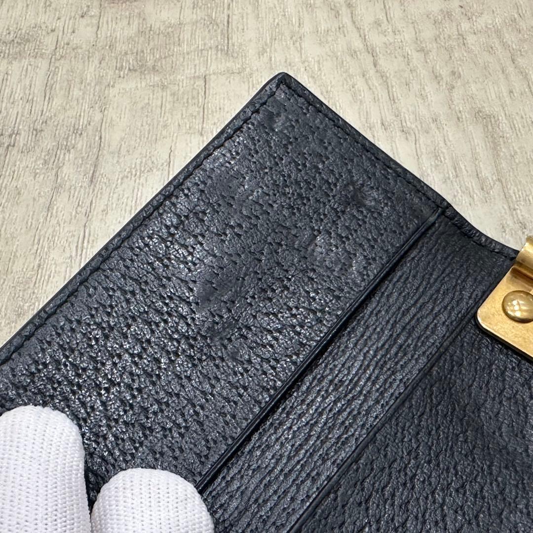 GUCCI アニマリエ 6連キーケース メタルビー レザー ブラック - メルカリ