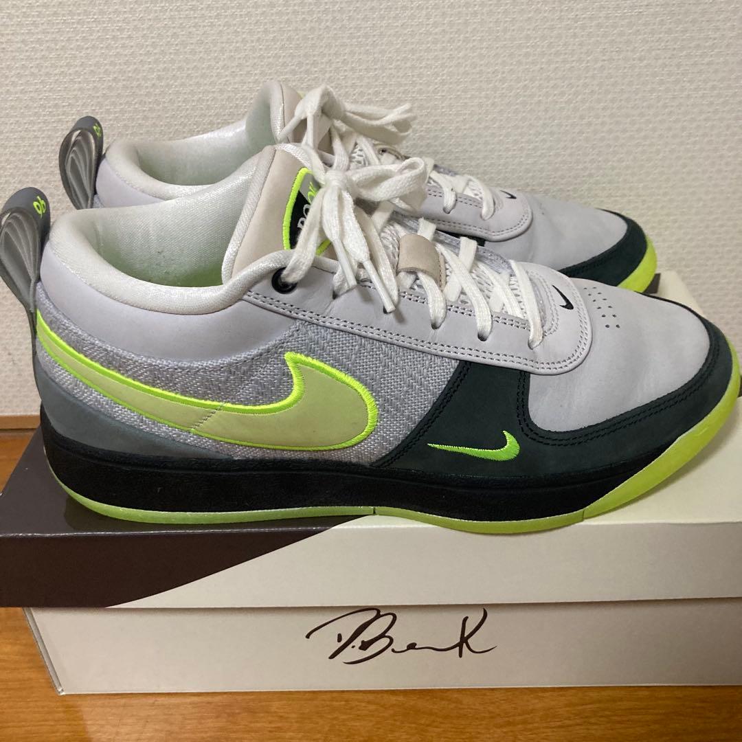 日本未発売　nike book 1 EP \"neon\" 28.5