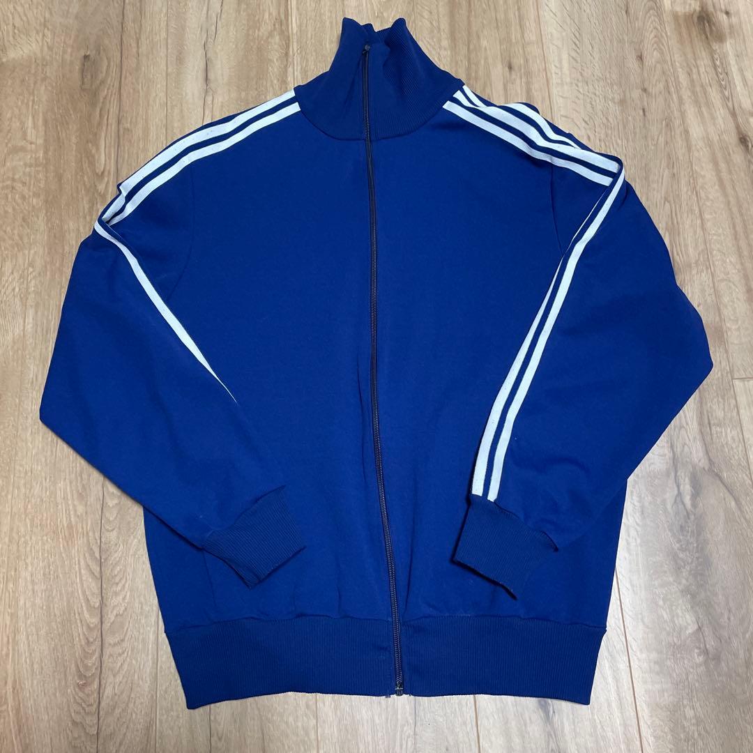 60s adidas 希少トラックジャケット サイズ6 号 ロゴなし 西ドイツ