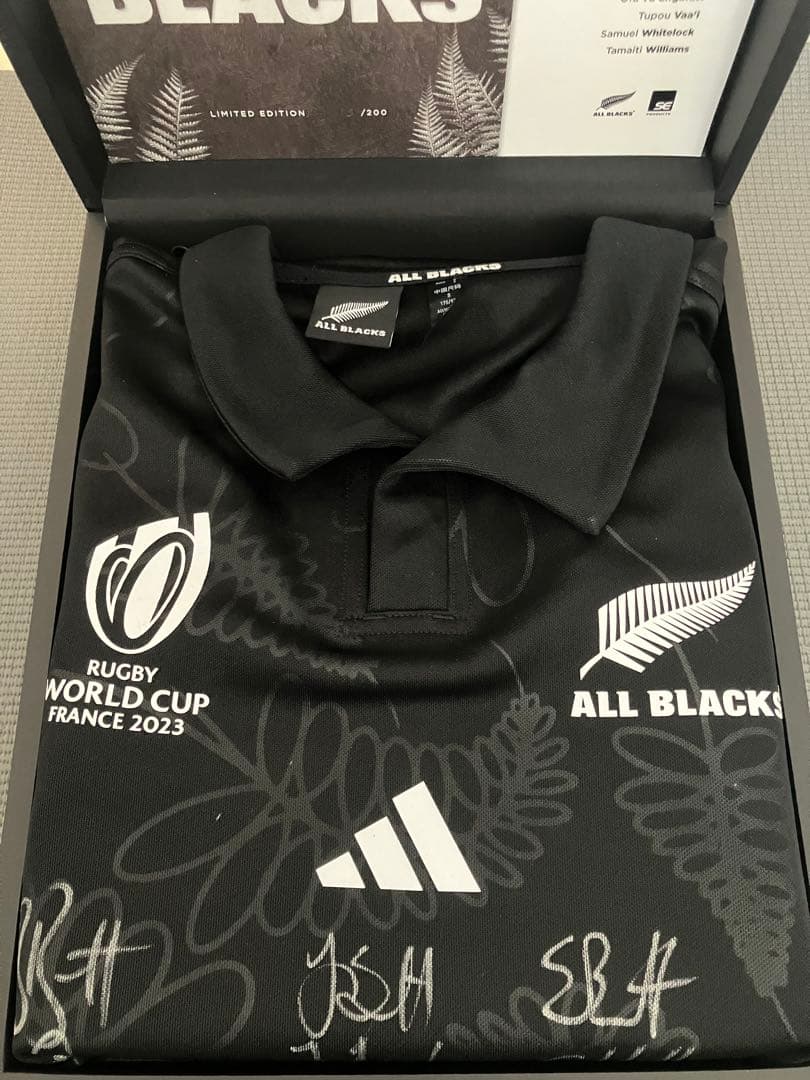 オールブラックス RWC2023 チーム 直筆サインジャージ 限定Box - メルカリ