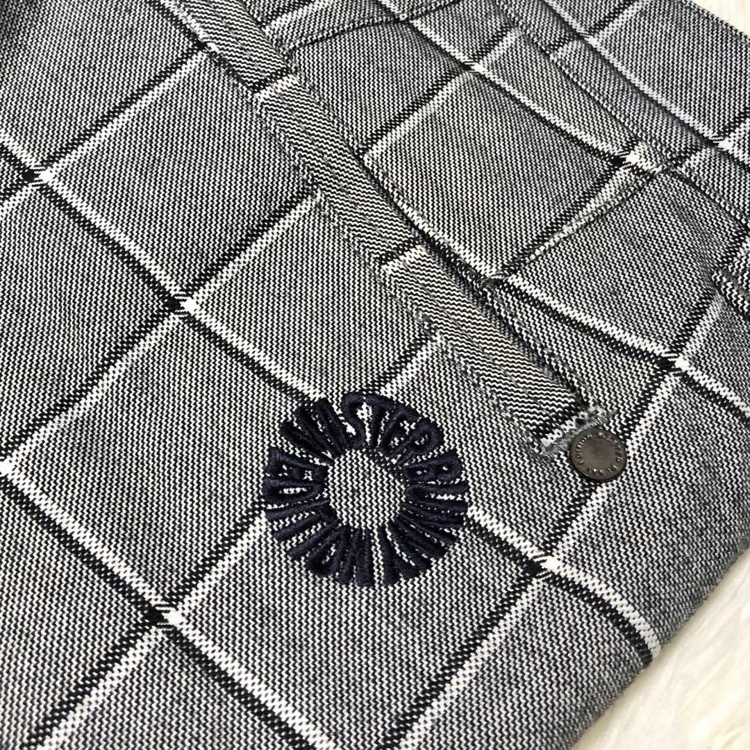 マスターバニーエディション 秋冬人気グレンチェック柄×ロゴ 裏起毛 サイズ5